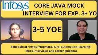 Infosys Java Interview Questions | Core Java Interview Questions