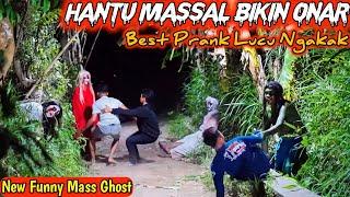 Best Prank !! Hantu Massal Bikin Onar || Lucu Paling Ngakak || Funny Mass Ghost Prank