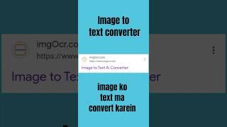 How to convert image to text.. Image to text convert."imgOcr.com: Advanced Image to Text AI Convert