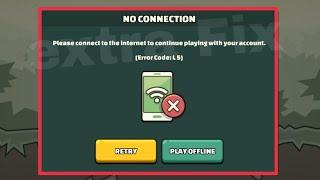 How To Fix Mini Militia No Connection Please connect to the internet to continue playing issue solve