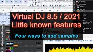 VDJ8.5/2021 - Four ways to add samples