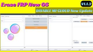 xiaomi mi cloud 2024 v112 | Erase FRP New OS | bypass micloud | MI Unlock tool | New MTK Qualcomm