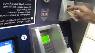 Buying a ticket in Dubai Metro Station