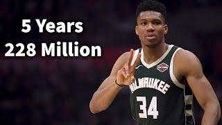 Giannis Antetokounmpo SIGNS Largest Contract in NBA History!