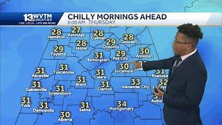 Alabama's New Year's Weather Forecast: After a dry start to the week, temperatures will drop belo...