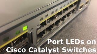 Port LEDs on Cisco Catalyst Switches