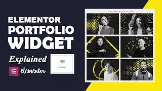 How to Create a Portfolio Section or Page for Your Website Using Elementor Portfolio Widget