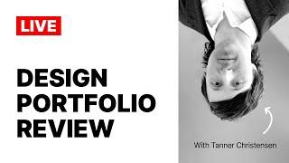 Design portfolio reviews