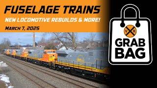 Grab Bag: Fuselage Trains, New Rebuild Locomotives, and More! | Weekly Top Trains (March 2025)