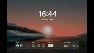 Windows 11 23H2 How to remove the lock screen cards or change what card