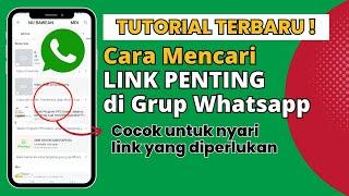 Cara Mencari Link Penting di Grup Whatsapp 2023 Biar Gak Bingung