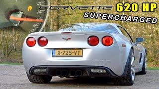 CORVETTE C6 SUPERCHARGED | 260KMH / 160MPH on AUTOBAHN & SOUND