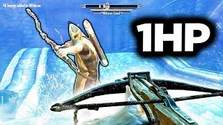 Can you BEAT Skyrim with 1HP?