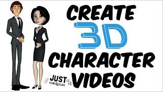 3D Animated Characters For Your Training Videos -  Just Point And Click!