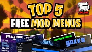 TOP 5 *FREE* Mod Menus For GTA V Online 2022