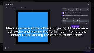 How to make advanced camera movement in 4 minutes using GDevelop