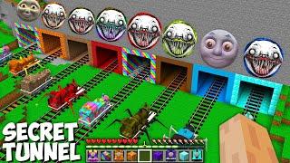 What's INSIDE THE SECRET TUNNELS of THOMAS THE TANK ENGINE and Choo Choo Charles in Minecraft !