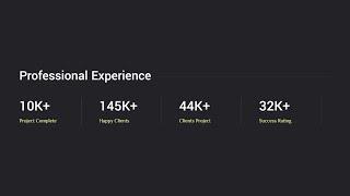 How to create a jQuery Counter with HTML CSS and Bootstrap Grid HTML CSS Counter Plugin @raselcoder