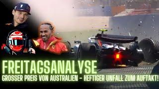 Freitagsanalyse Großer Preis von Australien 2025 - Heftiger Unfall zum Auftakt! // F1 Analyse