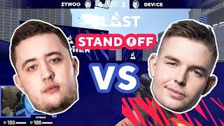 Zywoo vs Device! Two of the best AWPers go 1v1 in CSGO in the BLAST Stand-off