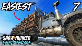 Is this the EASIEST logging contract in the ENTIRE game? | SnowRunner Kola Peninsula