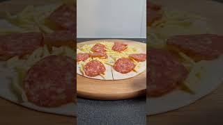 Tiktok Tortilla Hack as a PEPPERONI PIZZA!? #shorts