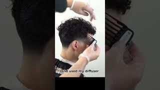 Best Hairstyles: Curly Low Taper Fade  #curlyhair#curly#scissors#skills#taper#fade#lowtaper#edgar