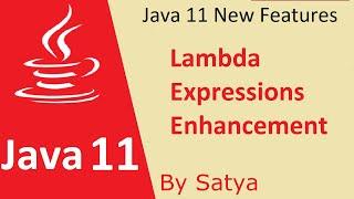 java 11 new features | local variable types in lambda expression parameters