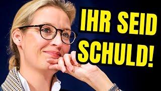 WELTKLASSE!ALICE WEIDEL SCHOCKT PRESSE!