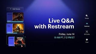 Live Q&A | What's new in Restream Studio