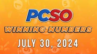 P60M Jackpot Grand Lotto 6/55, 2D, 3D, 4D, and Mega Lotto 6/45 | July 30, 2024