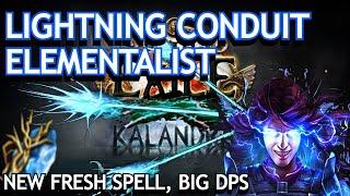 Huge *NEW SPELL* League Starter in 3.19 - Lightning Conduit Elementalist [PoE 3.19]