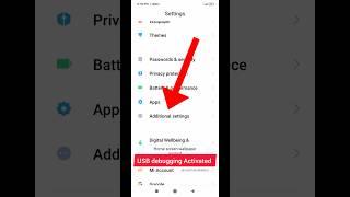 USB debugging Connoted Mode ON Useful #Shorts Sports#youtube