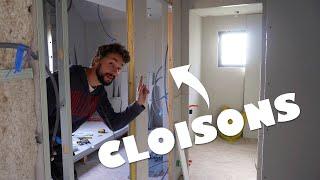 ON CONSTRUIT TOUTES LES CLOISONS DE LA MAISON  - EP.192