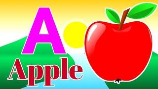 abcd rhymes, a for apple b for ball cartoon,  a for apple b for ball song video, abcd cartoon video