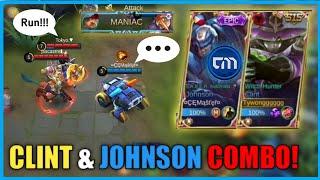 CLINT & JOHNSON COMBO!! by Erlindang with CEMaster Gaming|MOBILE LEGENDS