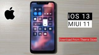 ios 13 Fully Supported MIUI 11 theme For Redmi Phones \ miui 11 ios 13 theme