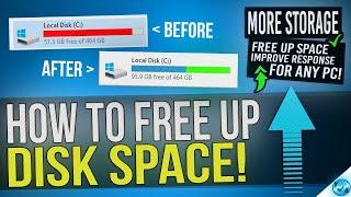 How to FREE UP Disk Space on Windows 11/10/8/7 (2024)
