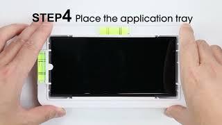 amFilm Samsung Galaxy S23 Ultra UV Glass Screen Protector Installation video