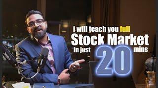 Stock Market Explained in 20 Minutes – Complete Roadmap for Beginners! 