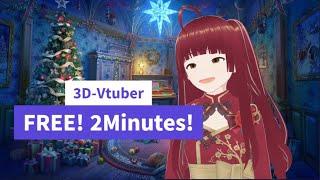 3D-Vtuber for FREE in under 2 minutes + OBS Setup/ Facetracking - Webcam & Built in cam