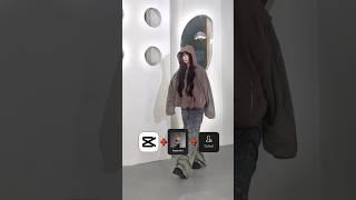 Outfit Transition Tutorial in Capcut pro #shots