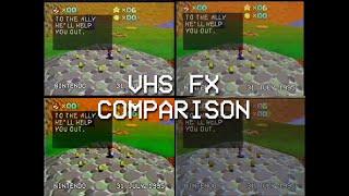 VHS FX Comparison (AVIsynth, NTSCqt, Actual VHS and more)
