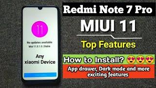 Install MIUI 11 in Redmi Note 7 Pro | App Drawer | Any Xiaomi Devices | Without using PC |