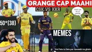 MS DHONI 50  DJ BRAVO NEW DANCE CELEBRATION | CSK VS KKR 2022