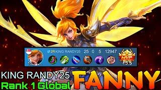 25 Kills Fanny Real Killing Machine - Top 1 Global Fanny by KING RANDY25 - Mobile Legends