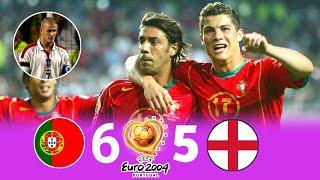 Dramatic Penalty Shootout ◽C.Ronaldo, Rui Costa & Luis Figo Destroyed David Beckham & England