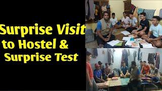 Surprise Visit to Hostel | Surprise Test @Rakesh123