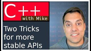 API Design - Two Tips: pimpl idiom and ‘struct Options’ | Modern Cpp Series Ep. 90