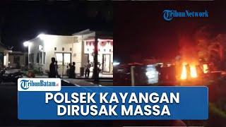 Detik-Detik Kerusuhan di Lombok! Warga Ngamuk di Polsek Kayangan!